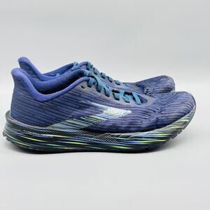 Brooks Shoes Womens 8 Navy Blue Hyperion Tempo Boston Marathon Running Sneakers